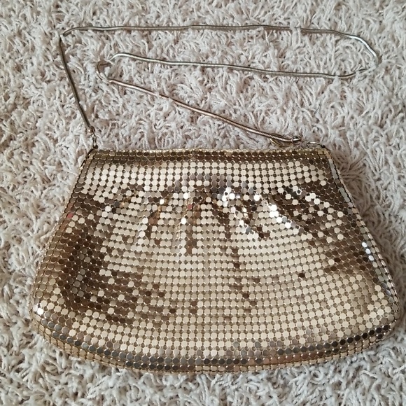 Handbags - Gold party bag